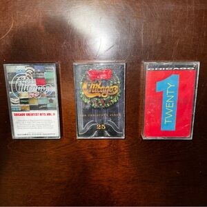 Vintage Chicago Cassette Tape Lot 3 Tapes Special Twenty 1 Blue Tape And More